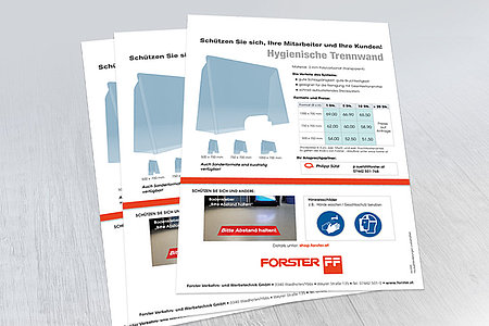 Download Produktblatt Hygienische Trennwand